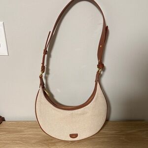 Elegant Tan and Brown Women's Bag